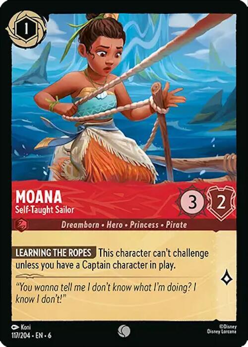 Moana Self Taught Sailor 117/204 (Azurite Sea)  | Good Games Adelaide SA