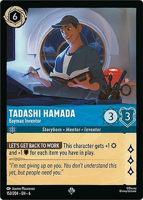 Tadashi Hamada Baymax Inventor 153/204 (Azurite Sea)  - Cold Foil | Good Games Adelaide SA