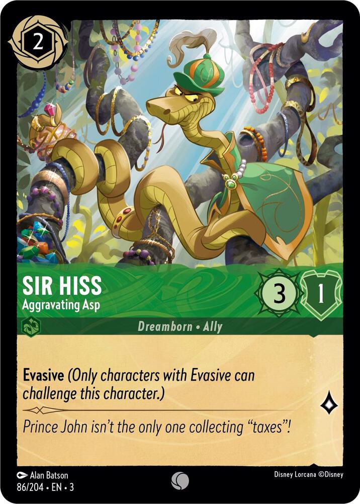 Sir Hiss Aggravating Asp 86/204 (Into the Inklands)  | Good Games Adelaide SA