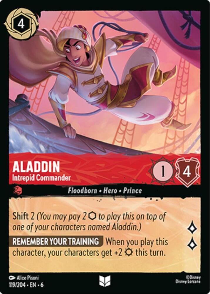 Aladdin Intrepid Commander 119/204 (Azurite Sea)  | Good Games Adelaide SA