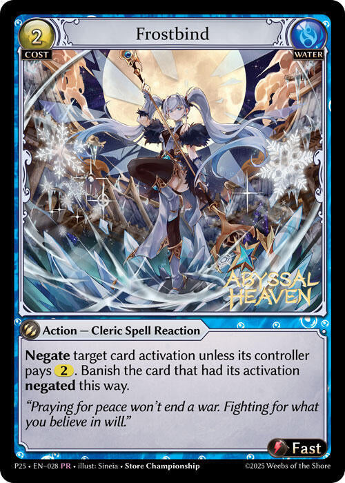 Frostbind 028 028 (Promotional Cards)  - Foil | Good Games Adelaide SA