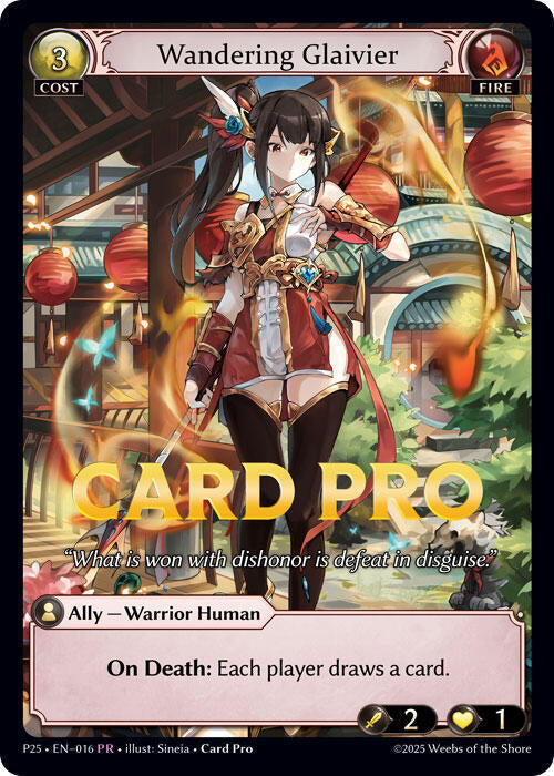 Wandering Glaivier 016 (Promotional Cards)  | Good Games Adelaide SA