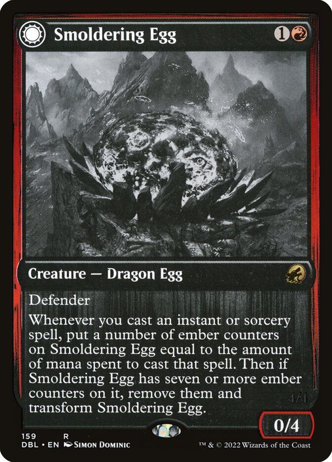 Smoldering Egg 159 (Innistrad: Double Feature)  - Foil | Good Games Adelaide SA
