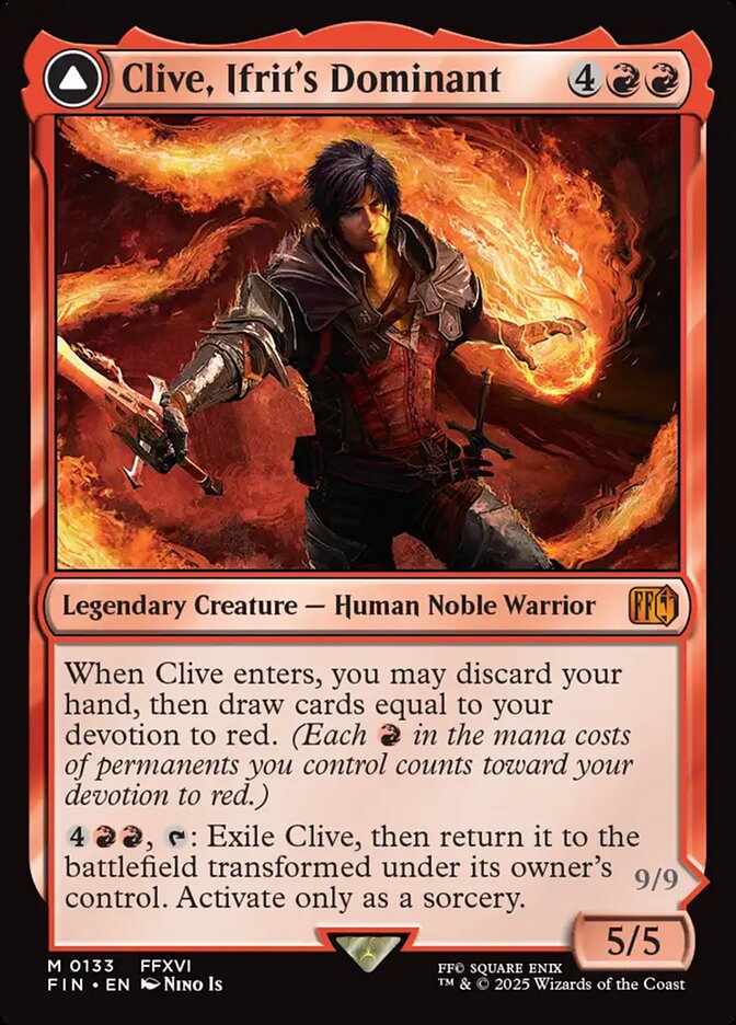 Clive, Ifrit's Dominant // Ifrit, Warden of Inferno 133 (FINAL FANTASY)  | Good Games Adelaide SA