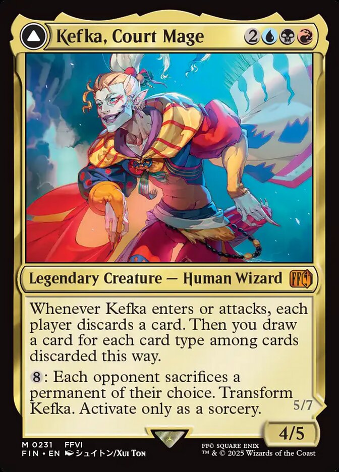 Kefka, Court Mage // Kefka, Ruler of Ruin 231 (FINAL FANTASY)  | Good Games Adelaide SA
