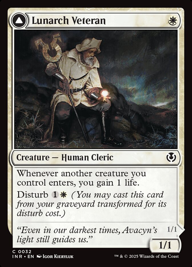 Lunarch Veteran // Luminous Phantom 32 (Innistrad Remastered)  - Foil | Good Games Adelaide SA