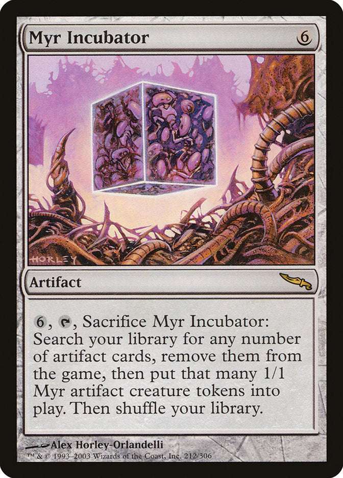 Myr Incubator 212 (Mirrodin)  - Foil | Good Games Adelaide SA