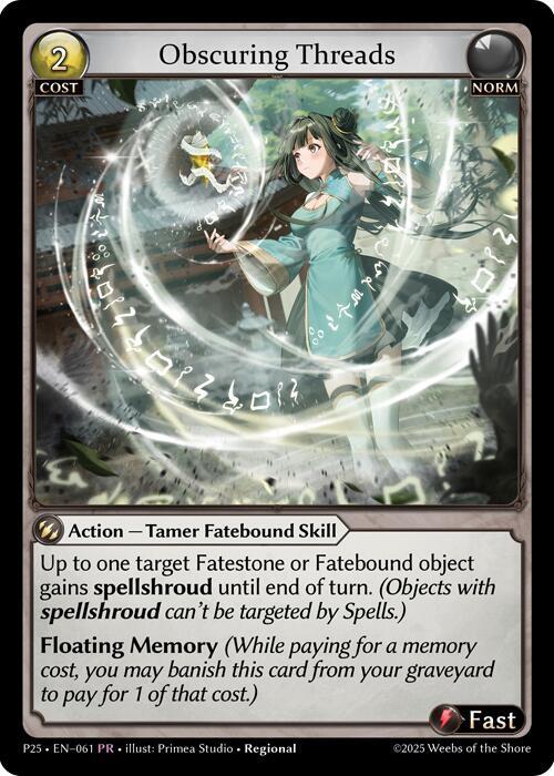 Obscuring Threads 061 (Promotional Cards)  - Foil | Good Games Adelaide SA