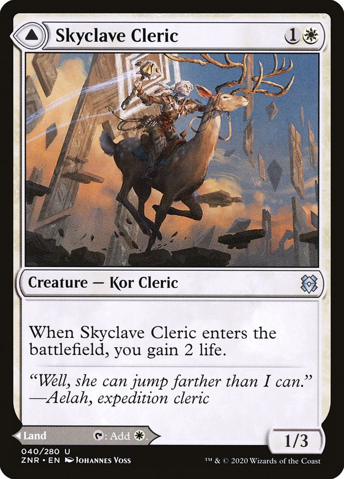 Skyclave Cleric // Skyclave Basilica 40 (Zendikar Rising)  | Good Games Adelaide SA