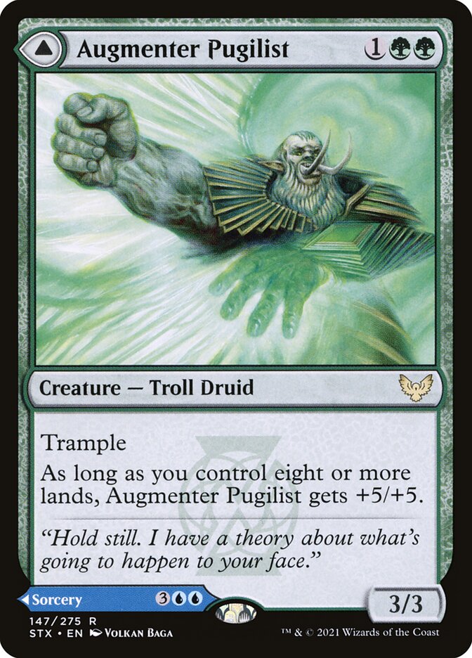 Augmenter Pugilist // Echoing Equation 147 (Strixhaven: School of Mages)  - Foil | Good Games Adelaide SA