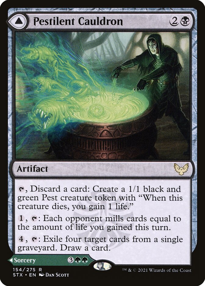 Pestilent Cauldron // Restorative Burst 154 (Strixhaven: School of Mages)  | Good Games Adelaide SA
