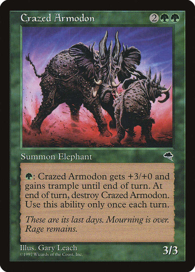 Crazed Armodon 220/350 (Tempest)  | Good Games Adelaide SA