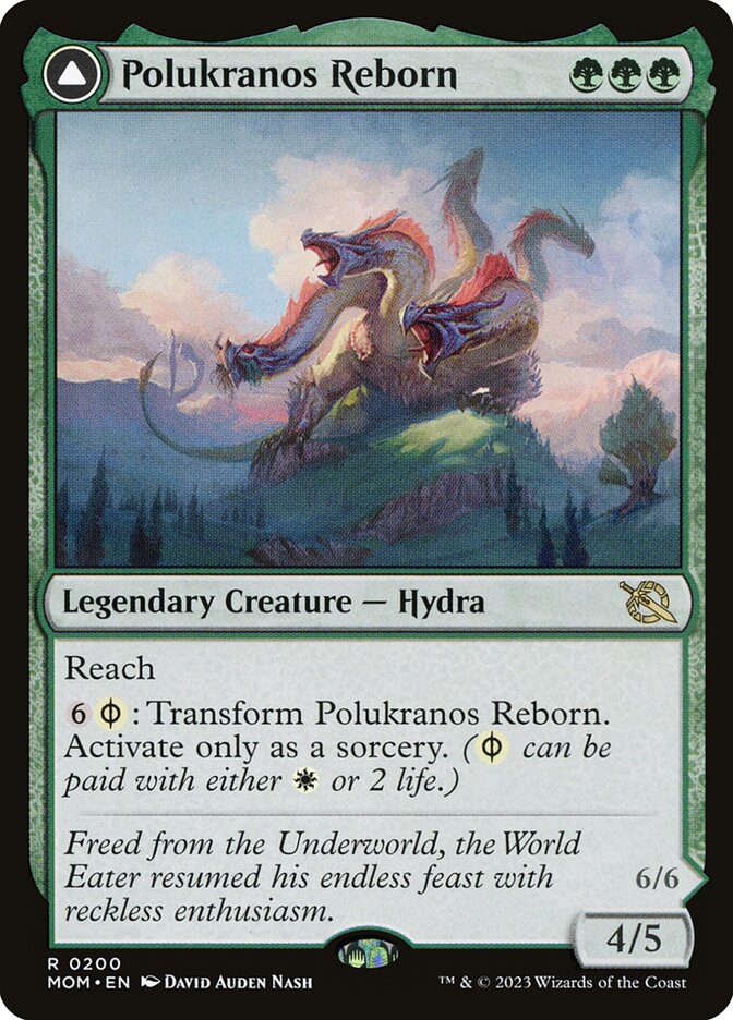 Polukranos Reborn // Polukranos, Engine of Ruin 200 (March of the Machine)  - Foil | Good Games Adelaide SA