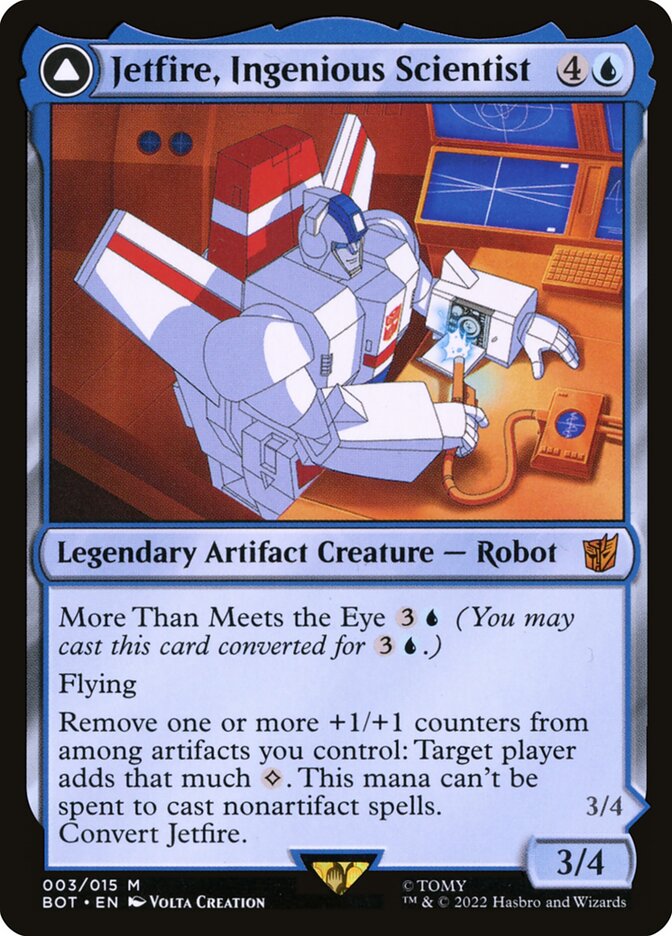 Jetfire Ingenious Scientist 3 (Universes Beyond: Transformers)  - Foil | Good Games Adelaide SA