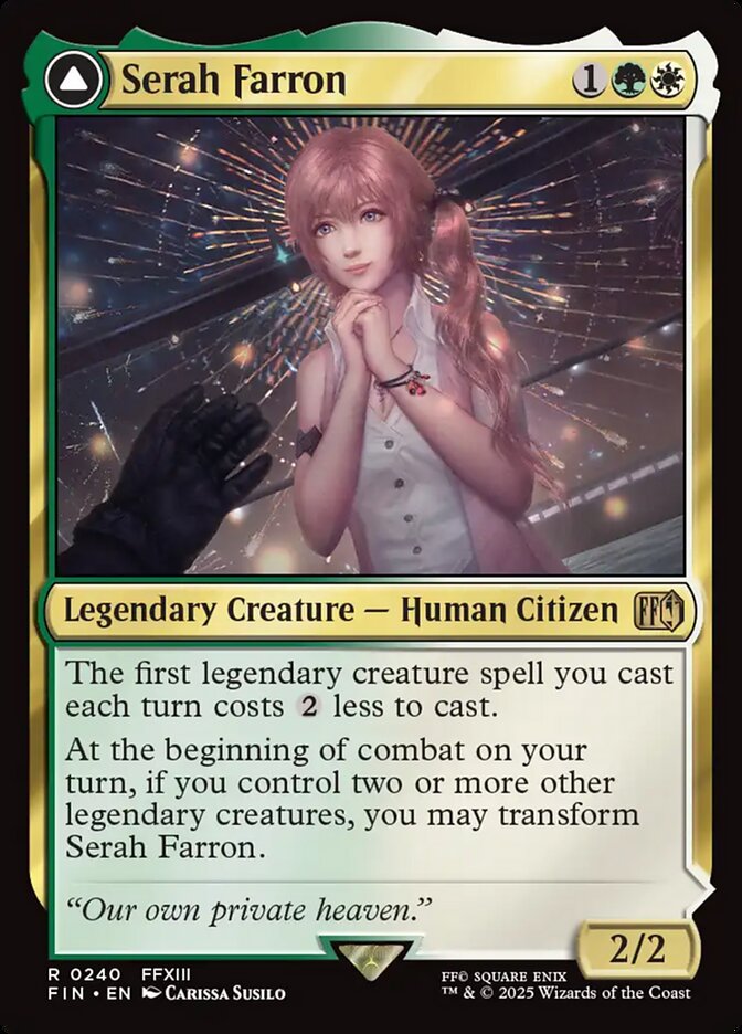 Serah Farron // Crystallized Serah 240 (FINAL FANTASY)  - Foil | Good Games Adelaide SA