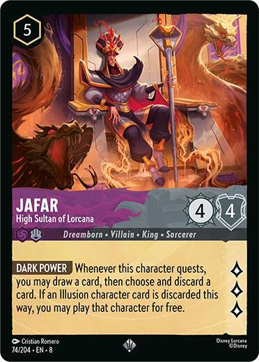 Jafar High Sultan of Lorcana 74/204 (Reign of Jafar)  | Good Games Adelaide SA