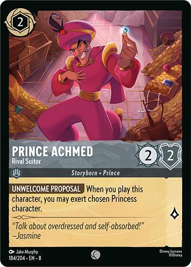 Prince Achmed Rival Suitor 184/204 (Reign of Jafar)  - Cold Foil | Good Games Adelaide SA
