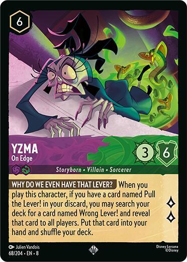 Yzma On Edge 68/204 (Reign of Jafar)  | Good Games Adelaide SA