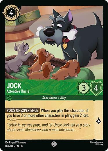 Jock Attentive Uncle 112/204 (Reign of Jafar)  | Good Games Adelaide SA