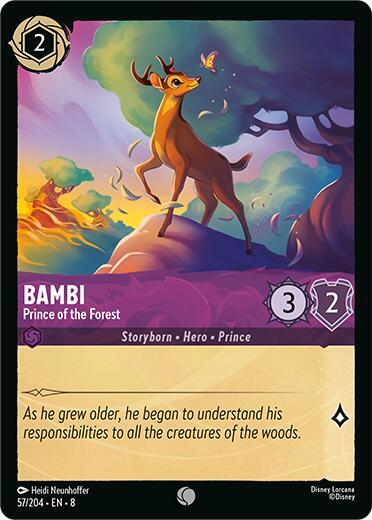 Bambi Prince of the Forest 57/204 (Reign of Jafar)  - Cold Foil | Good Games Adelaide SA
