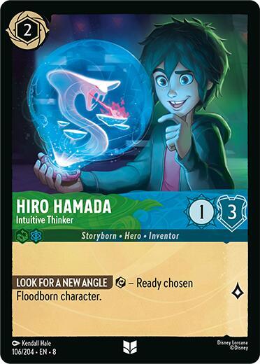 Hiro Hamada Intuitive Thinker 106/204 (Reign of Jafar)  | Good Games Adelaide SA