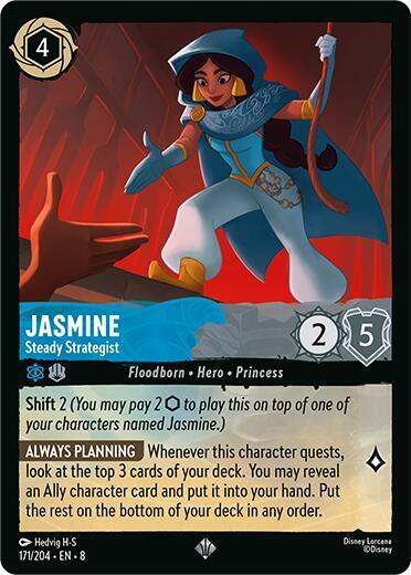 Jasmine, Steady Strategist 171/204 (Reign of Jafar)  | Good Games Adelaide SA