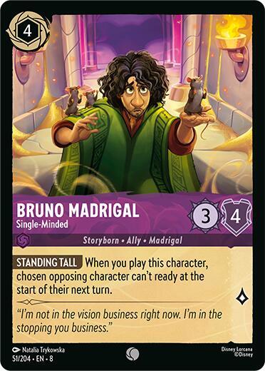Bruno Madrigal Single Minded 51/204 (Reign of Jafar)  | Good Games Adelaide SA