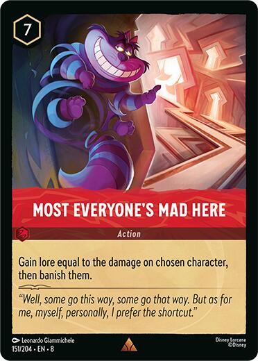 Most Everyones Mad Here 151/204 (Reign of Jafar)  | Good Games Adelaide SA