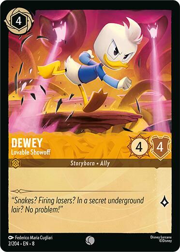Dewey Lovable Showoff 2/204 (Reign of Jafar)  | Good Games Adelaide SA