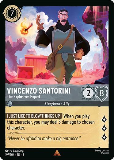 Vincenzo Santorini The Explosives Expert 197/204 (Reign of Jafar)  | Good Games Adelaide SA
