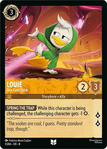 Louie One Cool Duck 1/204 (Reign of Jafar)  | Good Games Adelaide SA