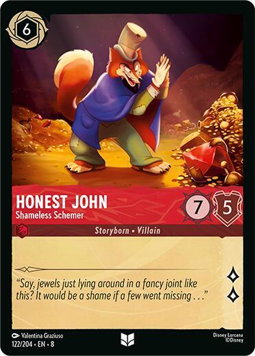 Honest John Shameless Schemer 122/204 (Reign of Jafar)  - Cold Foil | Good Games Adelaide SA