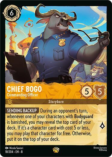 Chief Bogo Commanding Officer 18/204 (Reign of Jafar)  | Good Games Adelaide SA