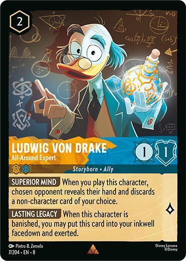 Ludwig Von Drake All Around Expert 7/204 (Reign of Jafar)  | Good Games Adelaide SA