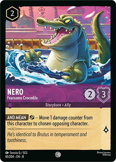 Nero Fearsome Crocodile 65/204 (Reign of Jafar)  | Good Games Adelaide SA