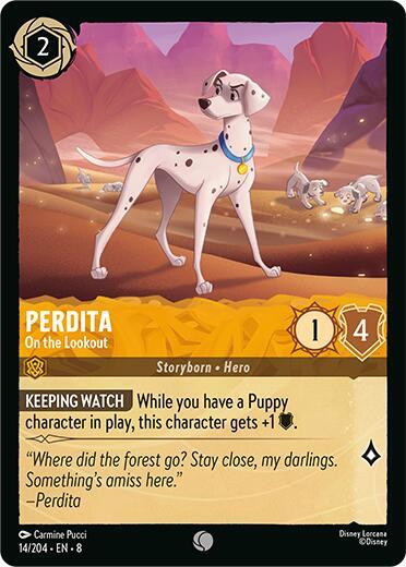 Perdita On the Lookout 14/204 (Reign of Jafar)  - Cold Foil | Good Games Adelaide SA