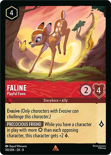 Faline Playful Fawn 145/204 (Reign of Jafar)  - Cold Foil | Good Games Adelaide SA