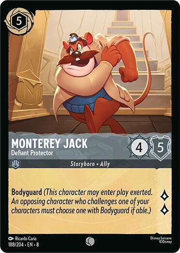 Monterey Jack Defiant Protector 188/204 (Reign of Jafar)  - Cold Foil | Good Games Adelaide SA