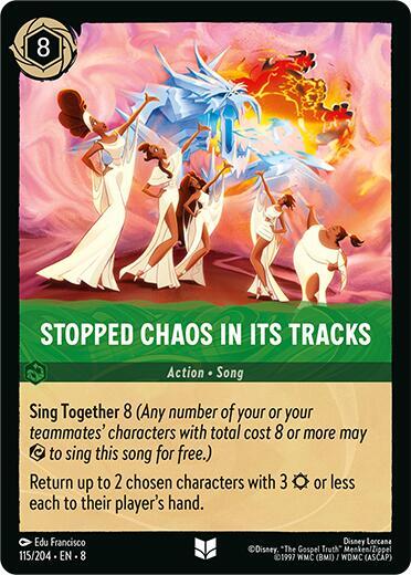 Stopped Chaos in Its tracks 115/204 (Reign of Jafar)  | Good Games Adelaide SA