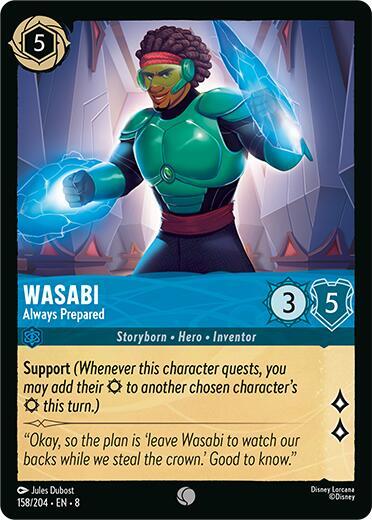 Wasabi Always Prepared 158/204 (Reign of Jafar)  | Good Games Adelaide SA
