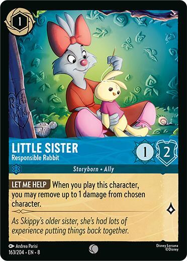 Little Sister Responsible Rabbit 163/204 (Reign of Jafar)  | Good Games Adelaide SA
