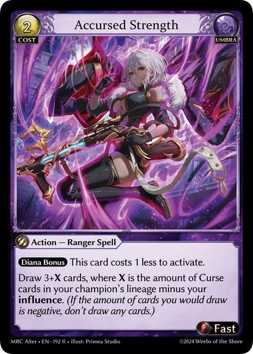 Accursed Strength 192 (Mercurial Heart Alter Edition)  | Good Games Adelaide SA