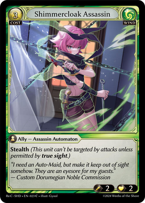 Shimmercloak Assassin 023 (Tristan, Shadowdancer Re:Collection Lite)  | Good Games Adelaide SA