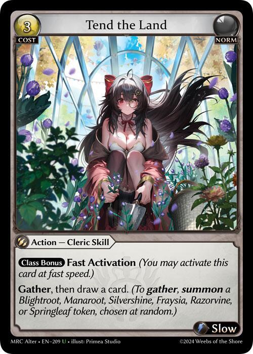 Tend the Land 209 (Mercurial Heart Alter Edition)  - Foil | Good Games Adelaide SA