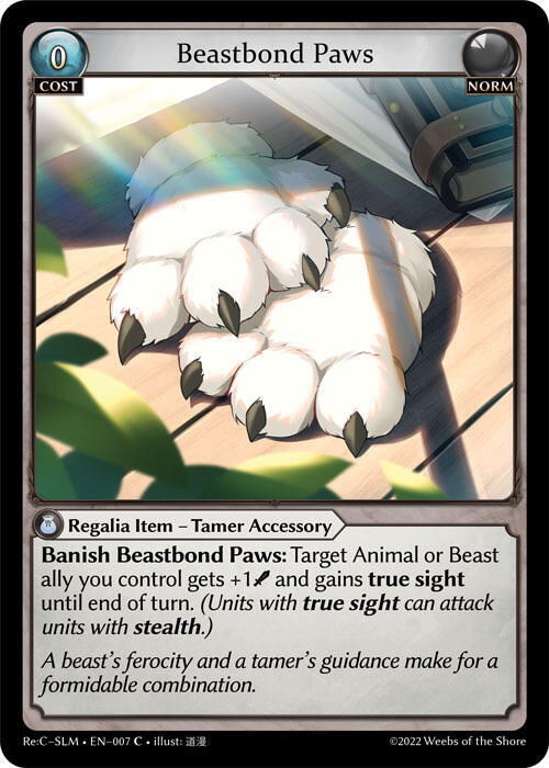 Beastbond Paws 007 (Silvie, Slime Sovereign Re: Collection Lite)  | Good Games Adelaide SA