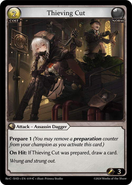 Thieving Cut 019 (Tristan, Shadowdancer Re:Collection Lite)  | Good Games Adelaide SA