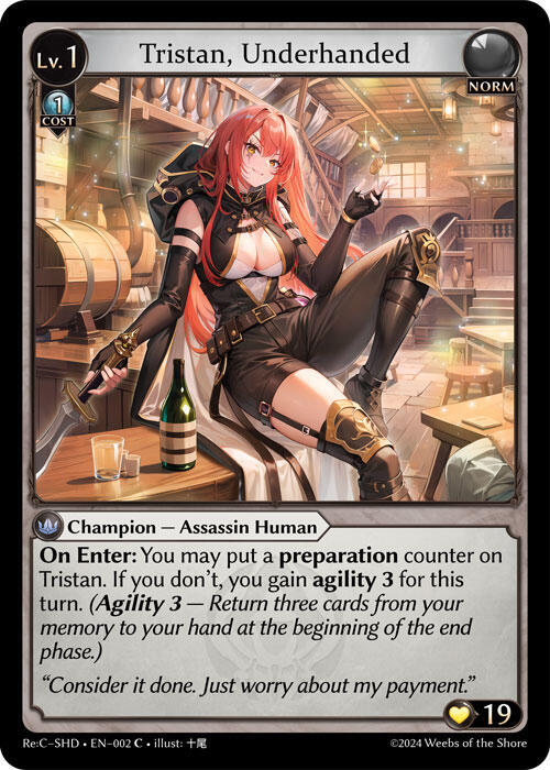 Tristan Underhanded 002 (Tristan, Shadowdancer Re:Collection Lite)  | Good Games Adelaide SA