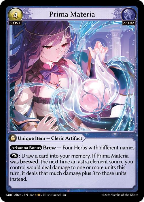 Prima Materia 165 (Mercurial Heart Alter Edition)  | Good Games Adelaide SA