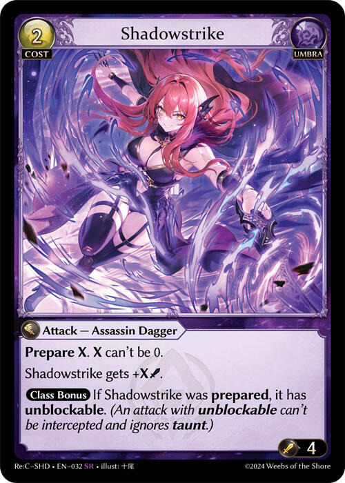 Shadowstrike 032 (Tristan, Shadowdancer Re:Collection Lite)  | Good Games Adelaide SA