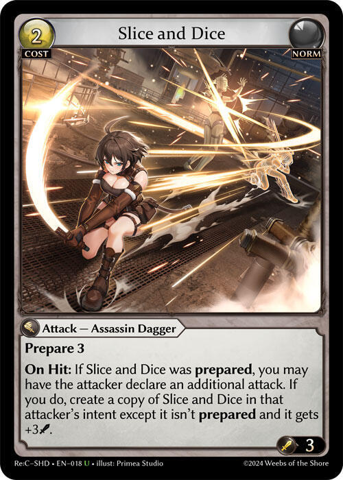 Slice and Dice 018 (Tristan, Shadowdancer Re:Collection Lite)  | Good Games Adelaide SA